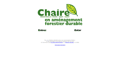 Desktop Screenshot of chaireafd.uqat.ca