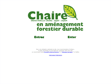 Tablet Screenshot of chaireafd.uqat.ca